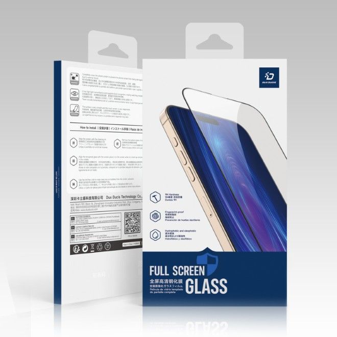 Dux Ducis - Honor 400 Lite Schutzglas - aus gehärtetem Glas - 9D - schwarz
