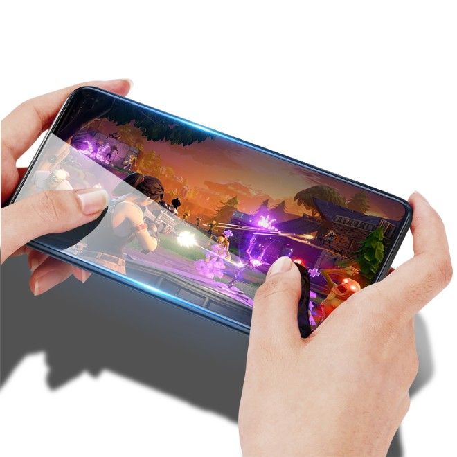 Dux Ducis - Motorola Edge 60 Fusion Schutzglas - aus gehärtetem Glas - Curved - schwarz