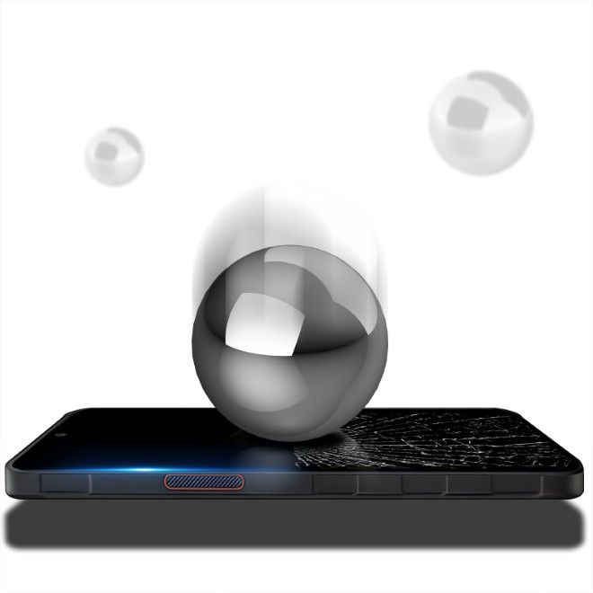 Dux Ducis - Samsung Xcover 7 Pro Schutzglas - aus gehärtetem Glas - 10D - schwarz