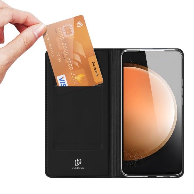 Dux Ducis - Samsung Galaxy S25 FE Hülle - Handy Bookcover - Skin Pro Series - schwarz