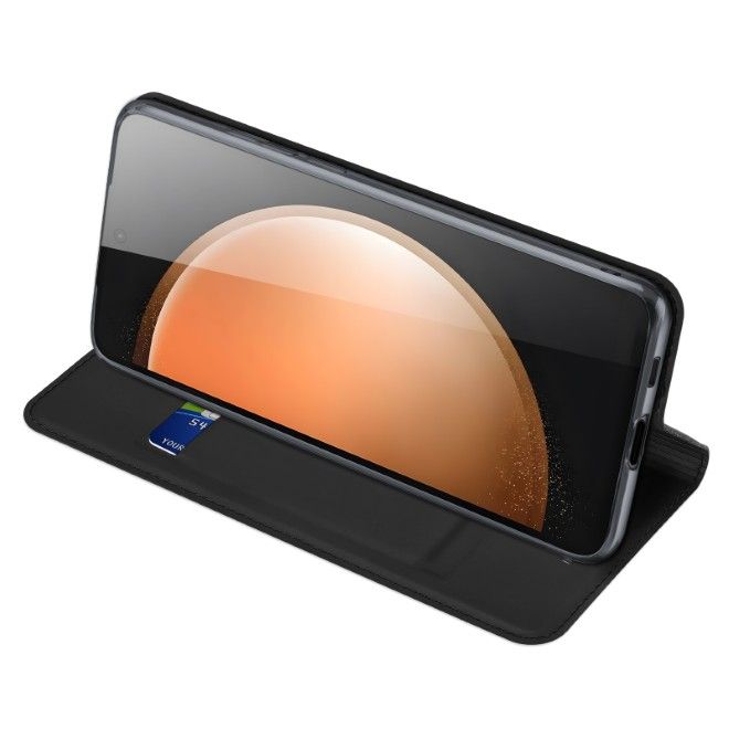 Dux Ducis - Samsung Galaxy S25 FE Hülle - Handy Bookcover - Skin Pro Series - schwarz