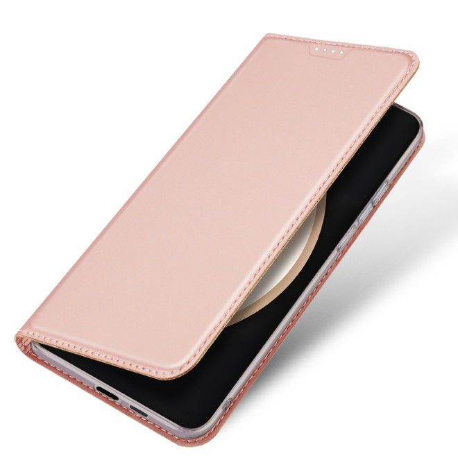 Dux Ducis - Samsung Galaxy S25 FE Hülle - Handy Bookcover - Skin Pro Series - pink