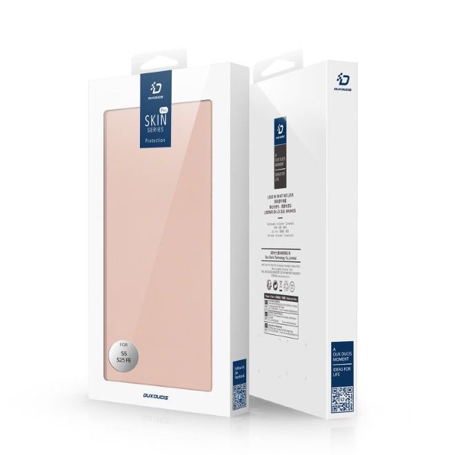 Dux Ducis - Samsung Galaxy S25 FE Hülle - Handy Bookcover - Skin Pro Series - pink