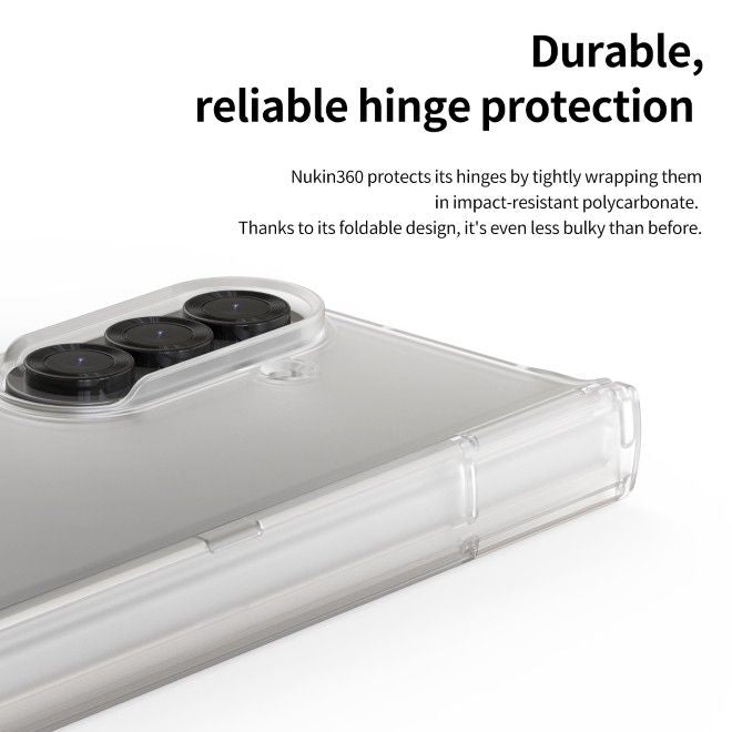 Araree - Samsung Galaxy Z Fold7 Schutzhülle Hardcase - 360 Nukin Series - Made in Korea - schwarz
