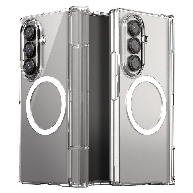 Araree - Samsung Galaxy Z Fold7 Hardcase Hülle - mit MagSafe - Nukin 360 M Series - Made in Korea - transparent