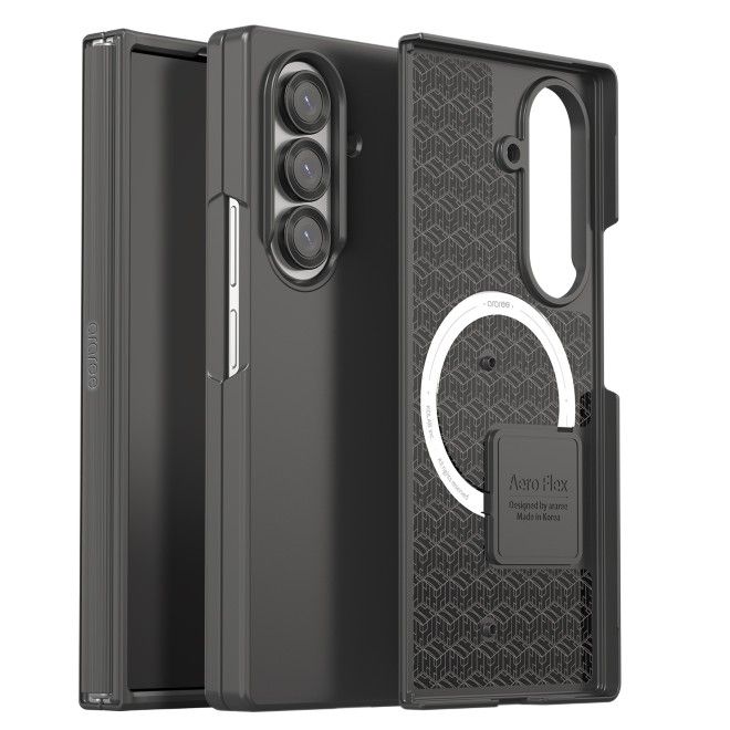 Araree - Samsung Galaxy Z Fold7 Hardcase Hülle - mit MagSafe - Aero Flex M Series - Made in Korea - schwarz