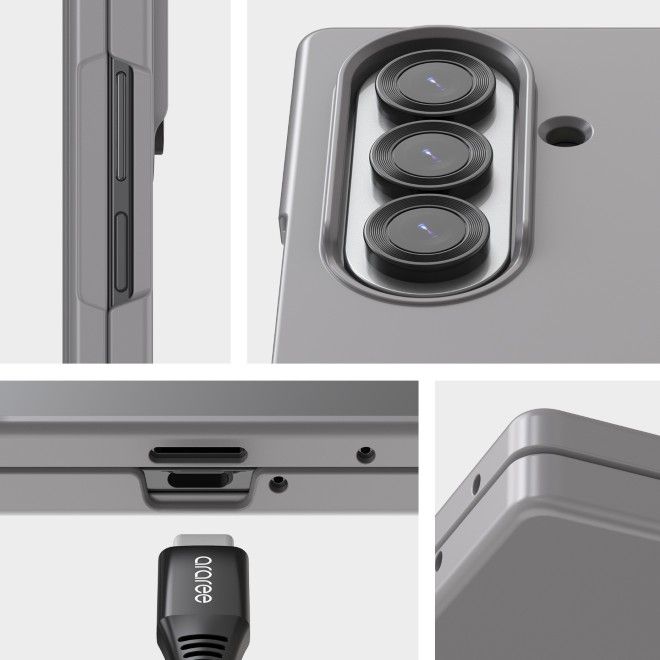 Araree - Samsung Galaxy Z Fold7 Hardcase Hülle - mit MagSafe - Aero Flex M Series - Made in Korea - blau
