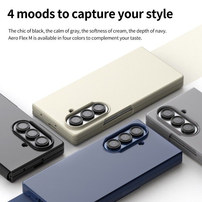 Araree - Samsung Galaxy Z Fold7 Hardcase Hülle - mit MagSafe - Aero Flex M Series - Made in Korea - blau