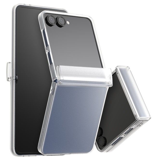 Araree - Samsung Galaxy Z Flip7 Schutzhülle Hardcase - 360 Nukin Series - Made in Korea - transparent matt