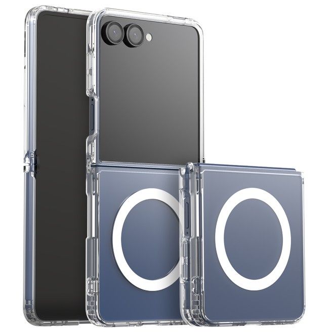 Araree - Samsung Galaxy Z Flip7 Hülle - Case aus TPU und PC - mit MagSafe - Duple M Series -  Made in Korea - transparent