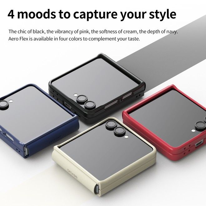 Araree - Samsung Galaxy Z Flip7 Hülle - Case aus Plastik - Aero Flex Series - Made in Korea - blau