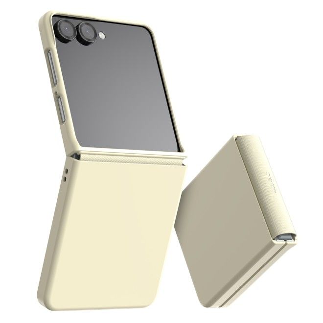 Araree - Samsung Galaxy Z Flip7 Hülle - Case aus Plastik - Aero Flex Series - Made in Korea - beige