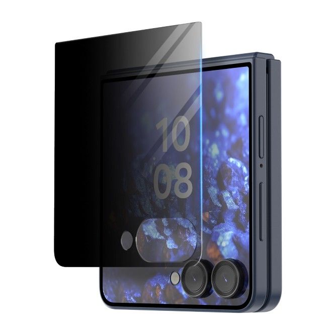 Araree - Samsung Galaxy Z Flip7 Privacy Schutzglas (2pcs) - aus gehärtetem Glas - Core Privacy Series - transparent