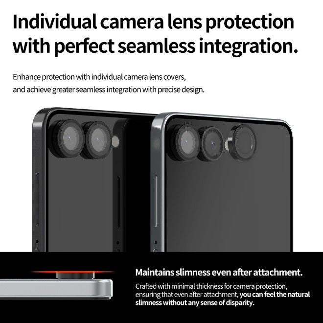 Araree - Samsung Galaxy Z Flip7 Schutzglas für Kamera - Core Camera MR Series - transparent