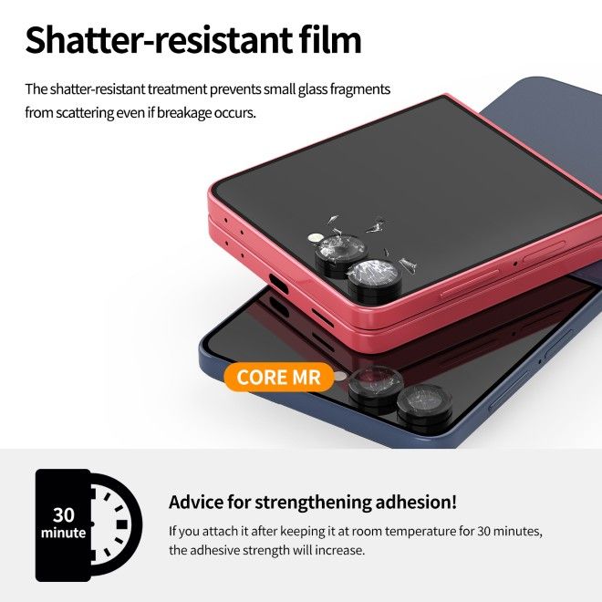 Araree - Samsung Galaxy Z Flip7 Schutzglas für Kamera - Core Camera MR Series - transparent
