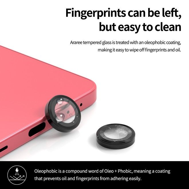 Araree - Samsung Galaxy Z Flip7 Schutzglas für Kamera - Core Camera MR Series - transparent