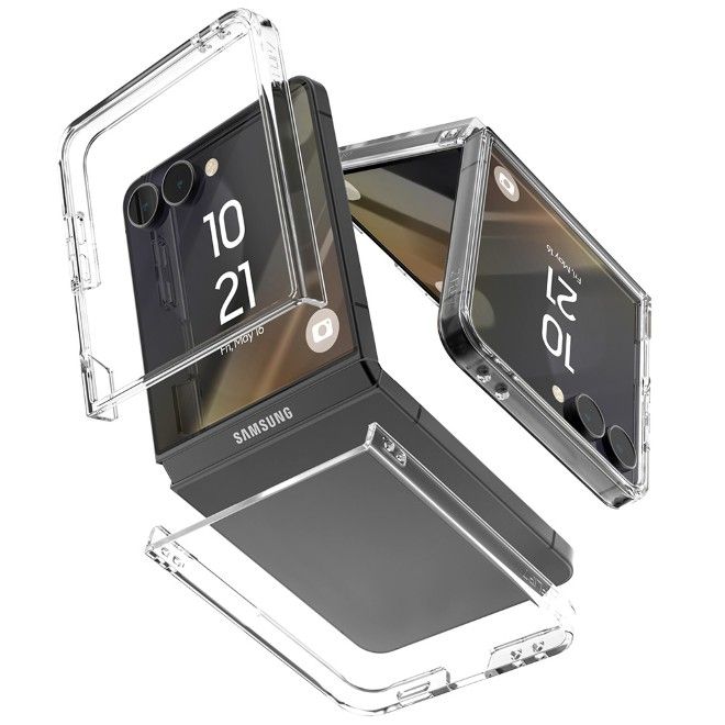 Goospery - Samsung Galaxy Z Flip7 Hülle - PC Hard Case Series - transparent