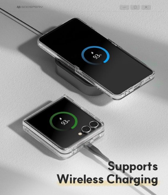 Goospery - Samsung Galaxy Z Flip7 Hülle - PC Hard Case Series - transparent