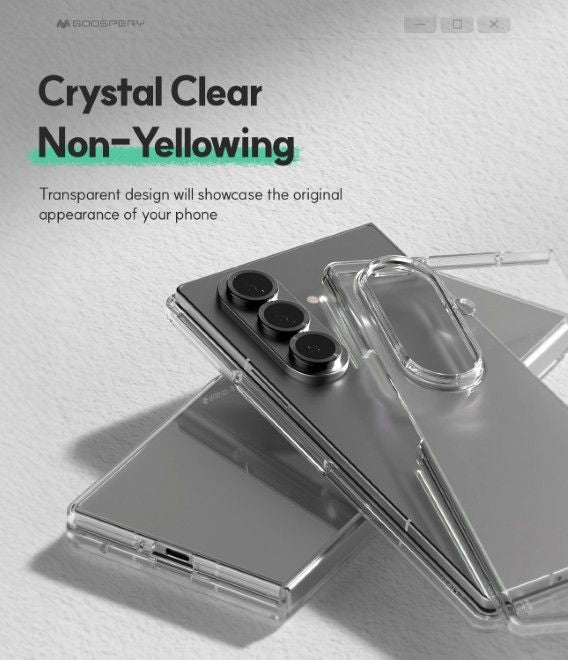 Goospery - Samsung Galaxy Z Fold7 Hülle - PC Hard Case Series - transparent