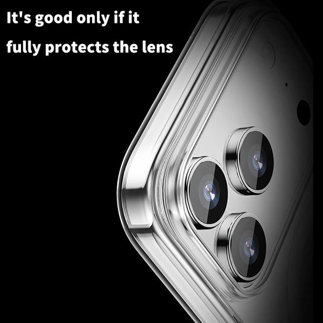 iPhone 17 Pro Hülle (PC / TPU Case) - Polycarbonat Rückseite + TPU Ränder - MagPureProtect Camera Button Series - transparent