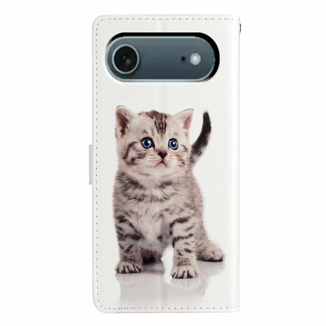 iPhone Air Handy Hülle - Leder Bookcover Image Series - süsse Katze