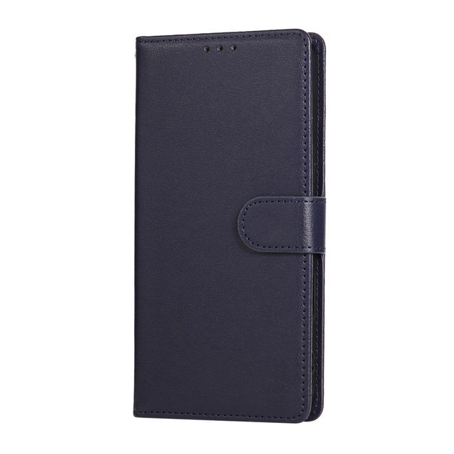 iPhone Air Handy Hülle - Classic II Leder Bookcover Series - blau