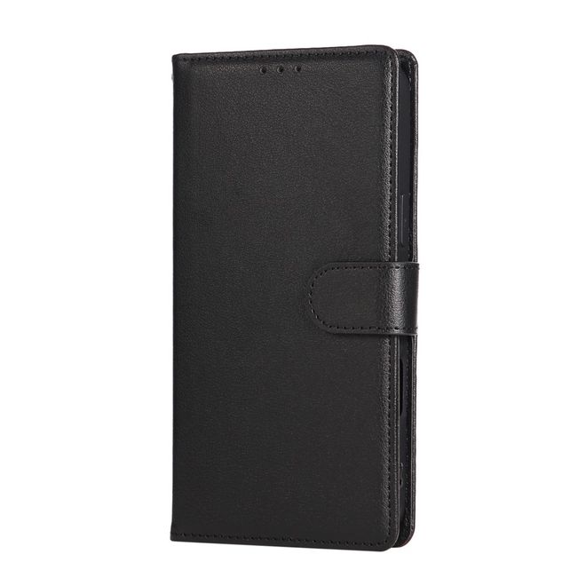 iPhone Air Handy Hülle - Classic II Leder Bookcover Series - schwarz