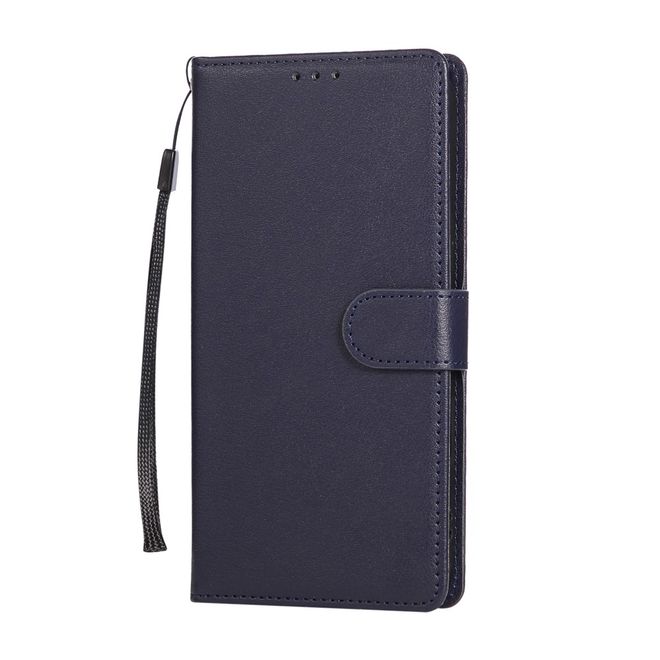iPhone 17 Pro Handy Hülle - Classic II Leder Bookcover Series - blau