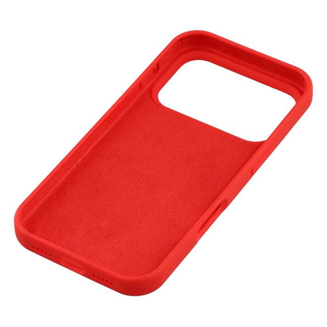 iPhone 17 Pro Max Handy Hülle - Softcase - Liquid Silicone Series - rot