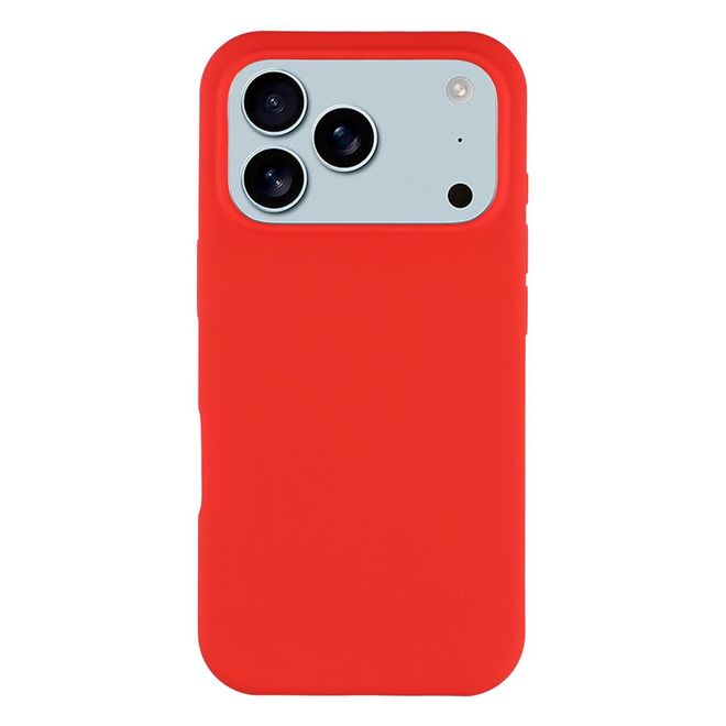 iPhone 17 Pro Handy Hülle - Softcase - Liquid Silicone Series - rot