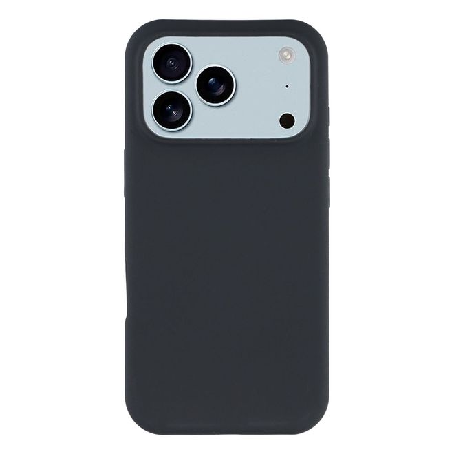 iPhone 17 Pro Handy Hülle - Softcase - Liquid Silicone Series - schwarz