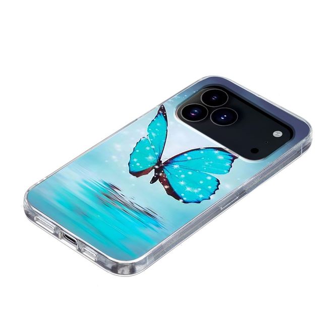 iPhone 17 Pro Handyhülle - Softcase Image TPU Series - blauer Schmetterling