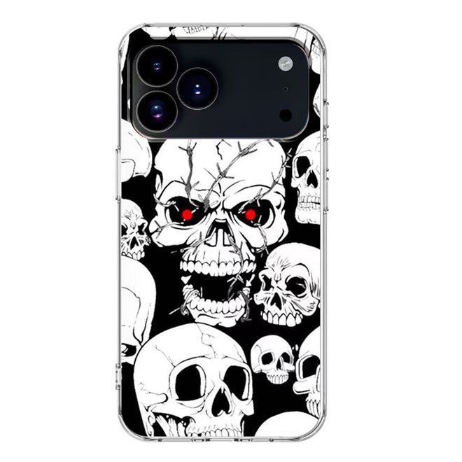 iPhone 17 Pro Handyhülle - Softcase Image TPU Series - Totenkopf