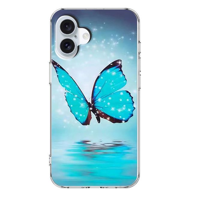 iPhone 17 Handyhülle - Softcase Image TPU Series - blauer Schmetterling