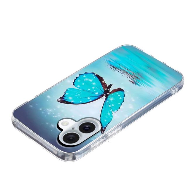 iPhone 17 Handyhülle - Softcase Image TPU Series - blauer Schmetterling