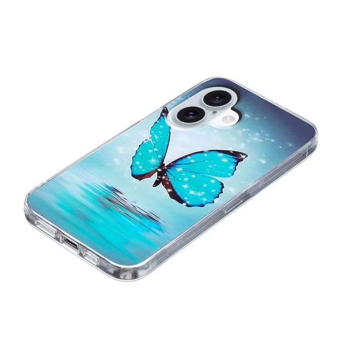 iPhone 17 Handyhülle - Softcase Image TPU Series - blauer Schmetterling