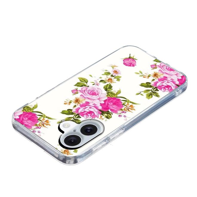 iPhone 17 Handyhülle - Softcase Image TPU Series - pinke Blumen