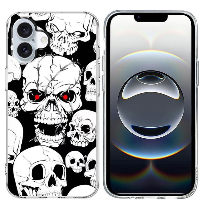 iPhone 17 Handyhülle - Softcase Image TPU Series - Totenkopf
