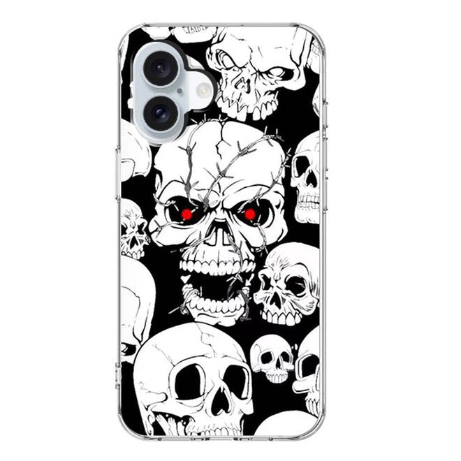 iPhone 17 Handyhülle - Softcase Image TPU Series - Totenkopf