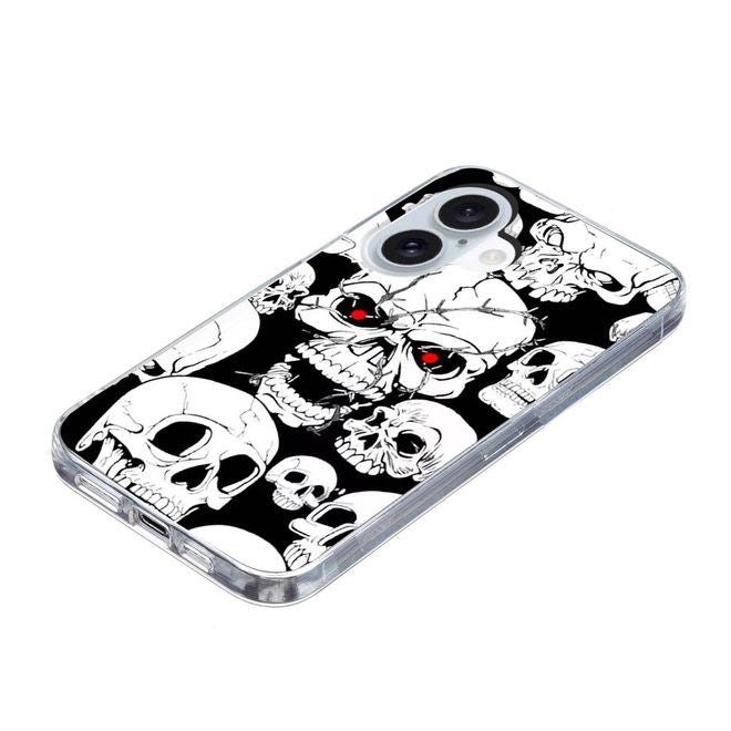 iPhone 17 Handyhülle - Softcase Image TPU Series - Totenkopf