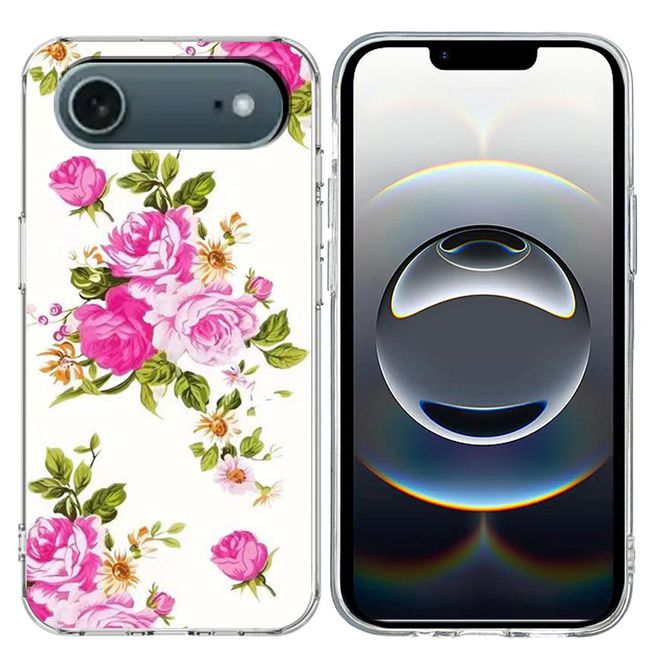 iPhone Air Handyhülle - Softcase Image TPU Series - pinke Blumen