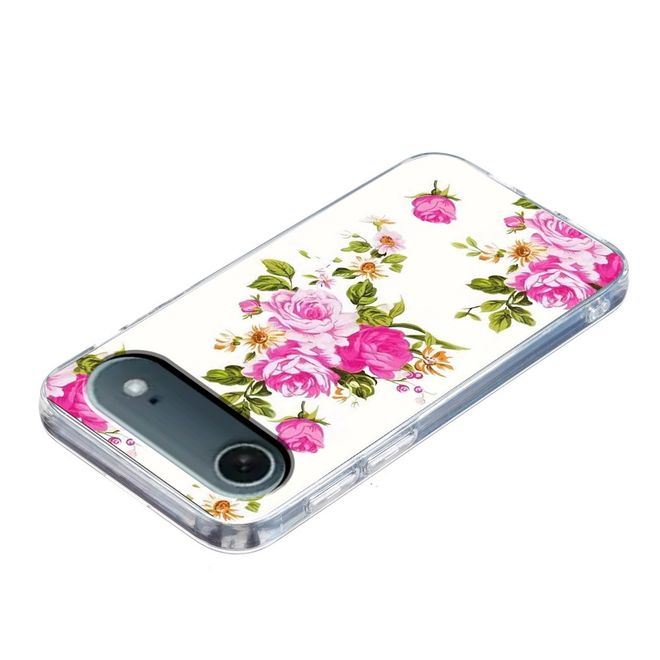 iPhone Air Handyhülle - Softcase Image TPU Series - pinke Blumen