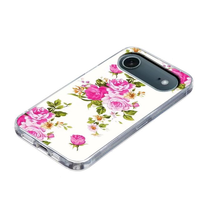 iPhone Air Handyhülle - Softcase Image TPU Series - pinke Blumen