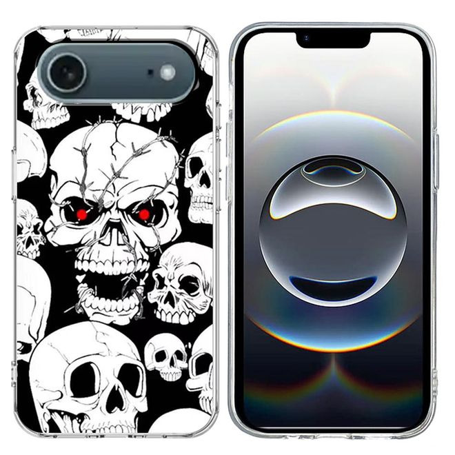 iPhone Air Handyhülle - Softcase Image TPU Series - Totenkopf