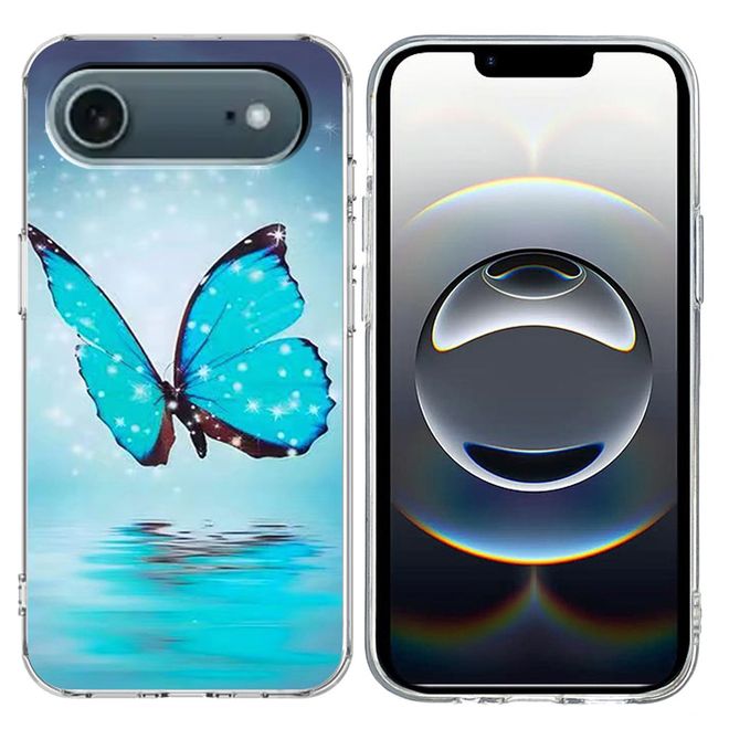 iPhone Air Handyhülle - Softcase Image TPU Series - blauer Schmetterling