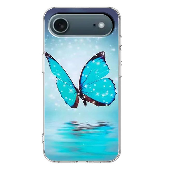 iPhone Air Handyhülle - Softcase Image TPU Series - blauer Schmetterling