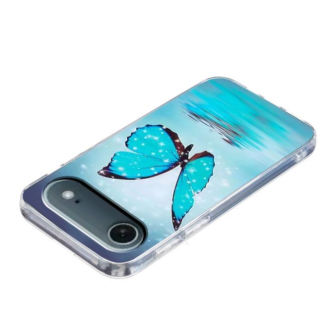 iPhone Air Handyhülle - Softcase Image TPU Series - blauer Schmetterling