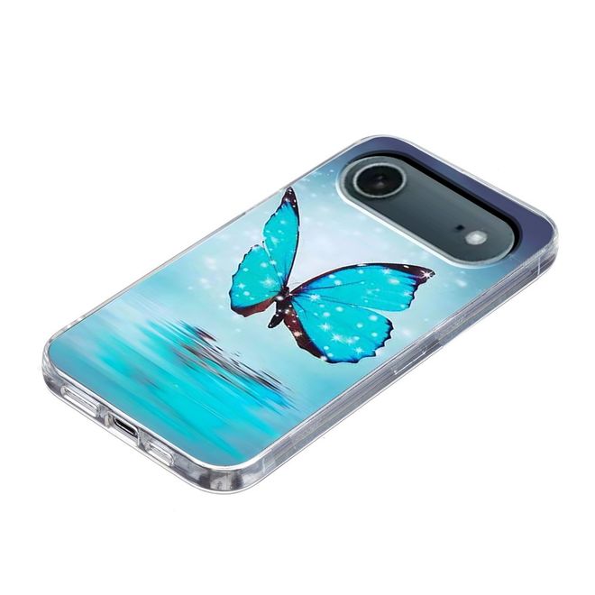 iPhone Air Handyhülle - Softcase Image TPU Series - blauer Schmetterling