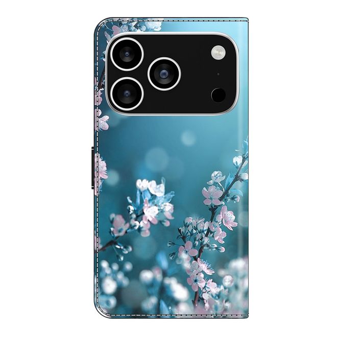 iPhone 17 Pro Max Handy Hülle - Leder Bookcover Image Series - Blumen