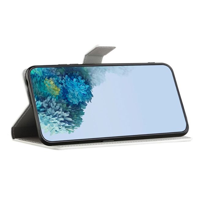 Samsung Galaxy S25 FE Handy Hülle - Leder Bookcover Image Series - kleine Eulen